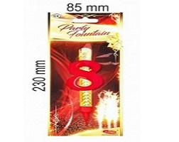 TORTOVÁ FONTÁNA 12CM - ČÍSLO 8