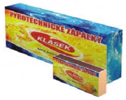 Pyrotechnické zápalky 25ks / pyrotechnika