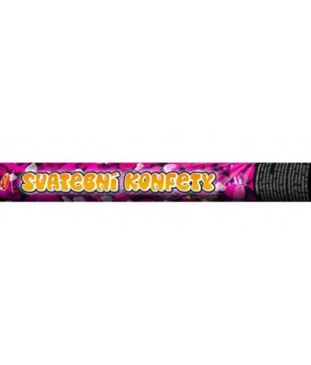 Svadobné konfety 80cm - srdiečka + ruže